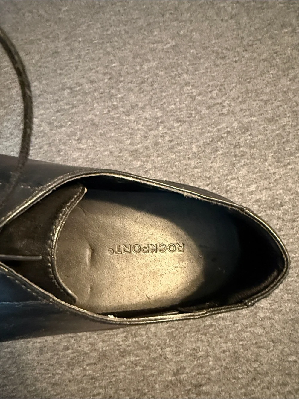 Rockport Men's Black Lace-Up Derby Shoes